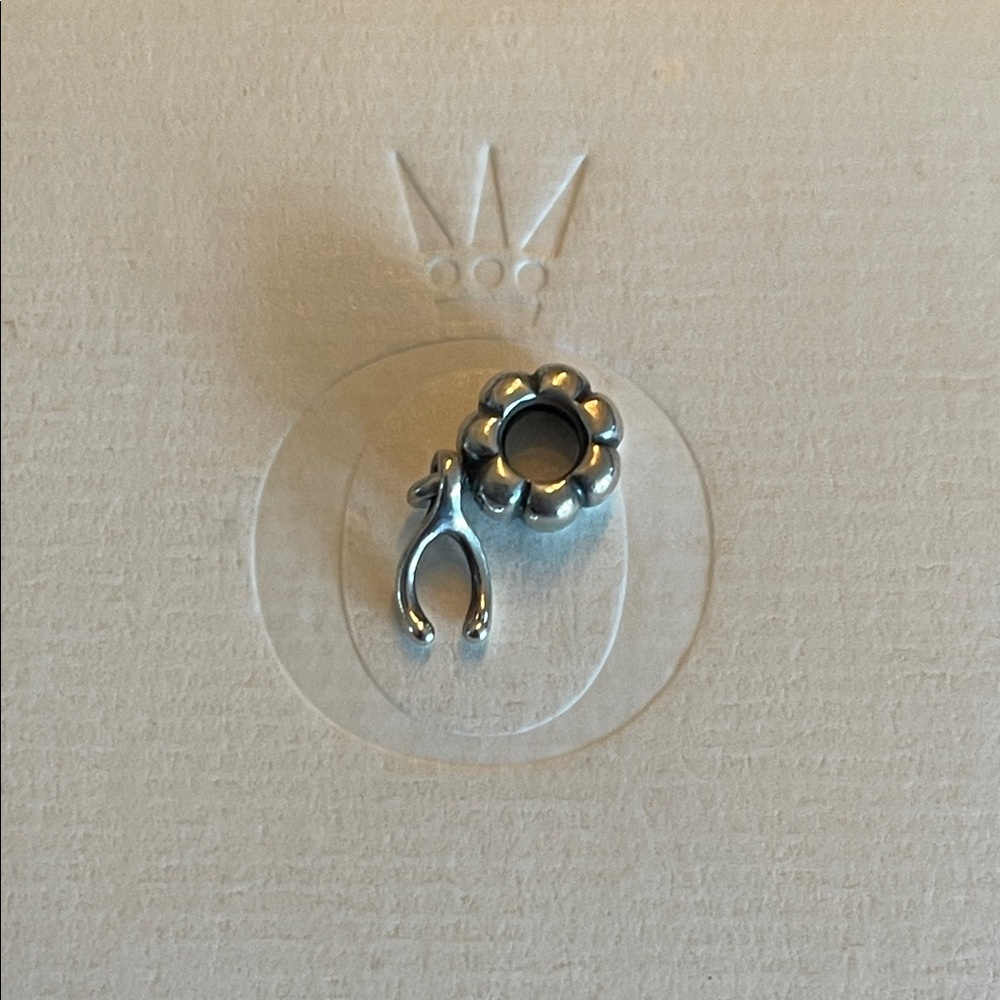 Pandora Silver Wishbone Charm